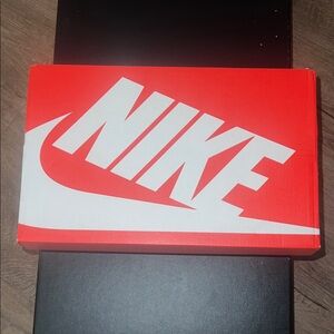Nike Red and White Shoe Box
